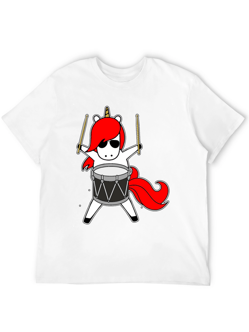 Unicorn Drummer Graphic Tee