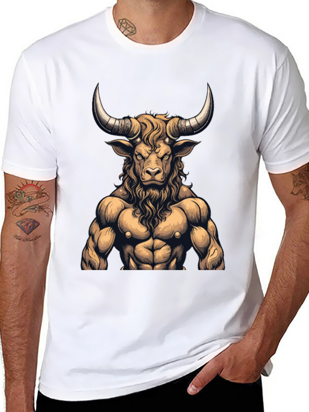 Minotaur Graphic Tee - Mythical Strength