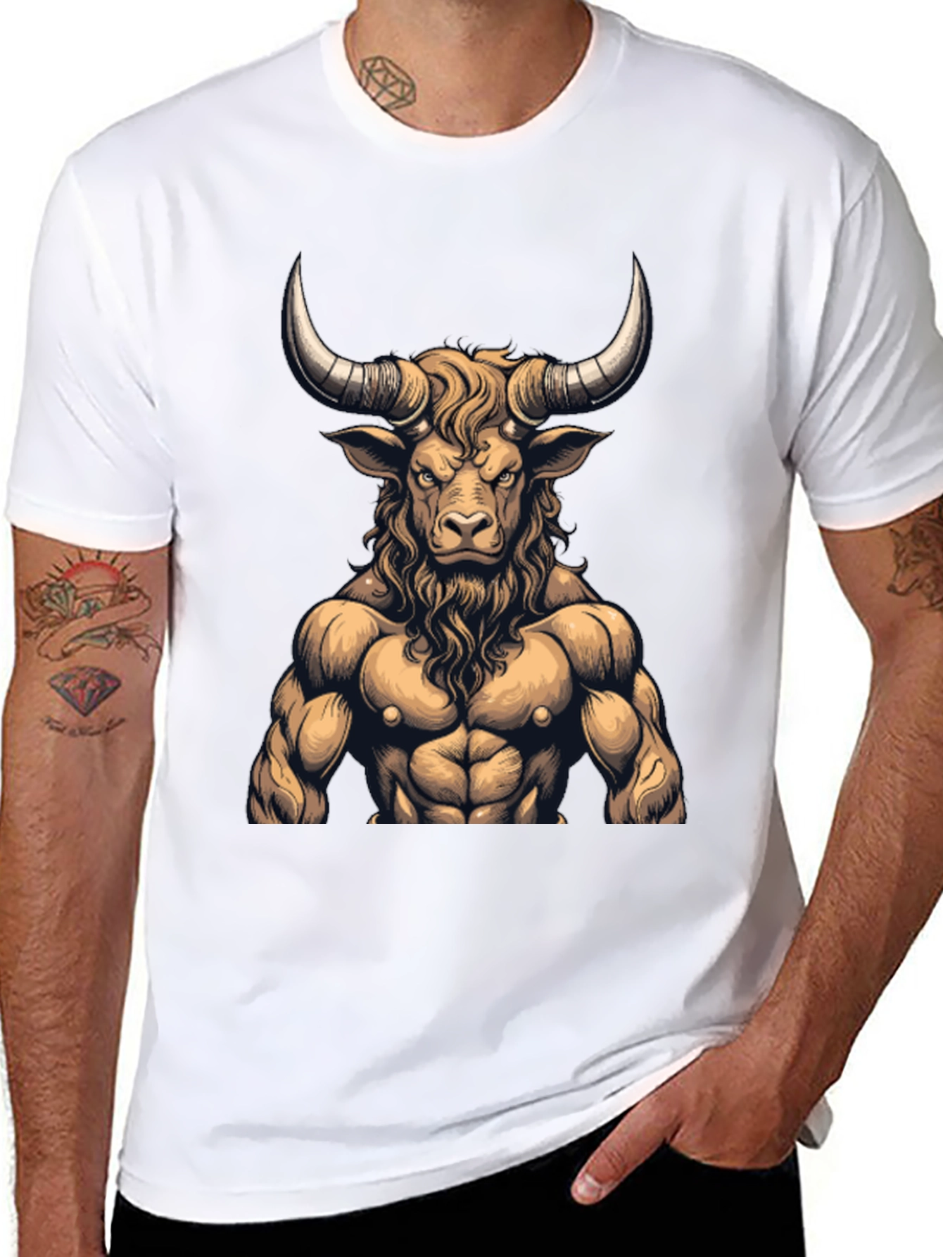 Minotaur Graphic Tee - Mythical Strength
