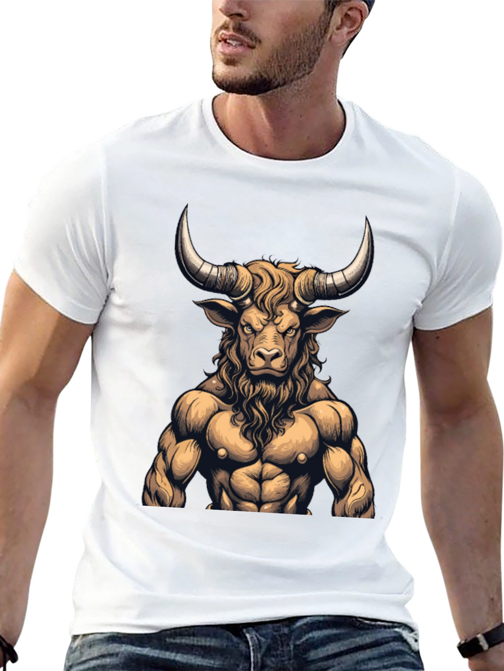 Minotaur Graphic Tee - Mythical Strength