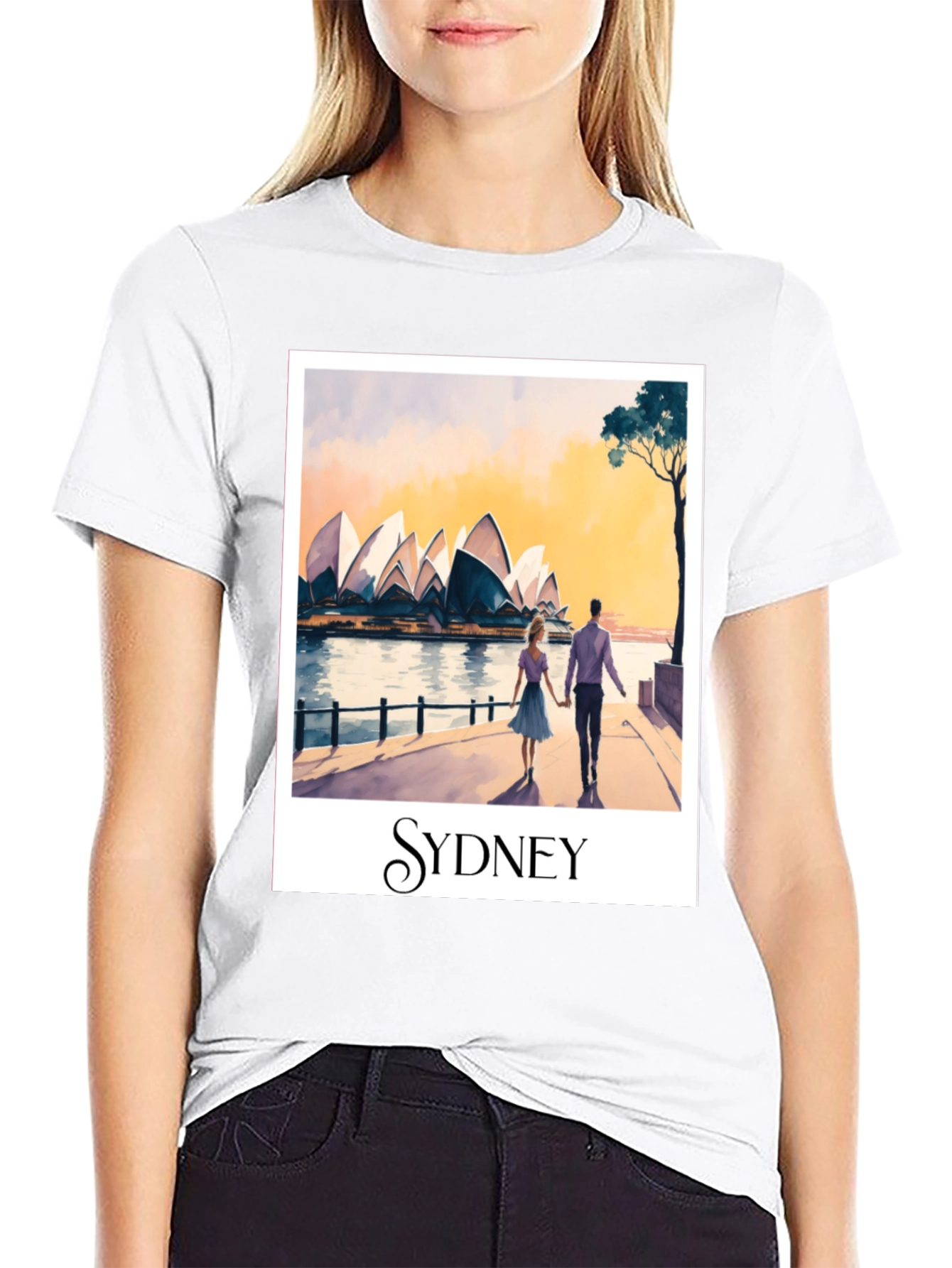 Sydney Opera House Art T-Shirt
