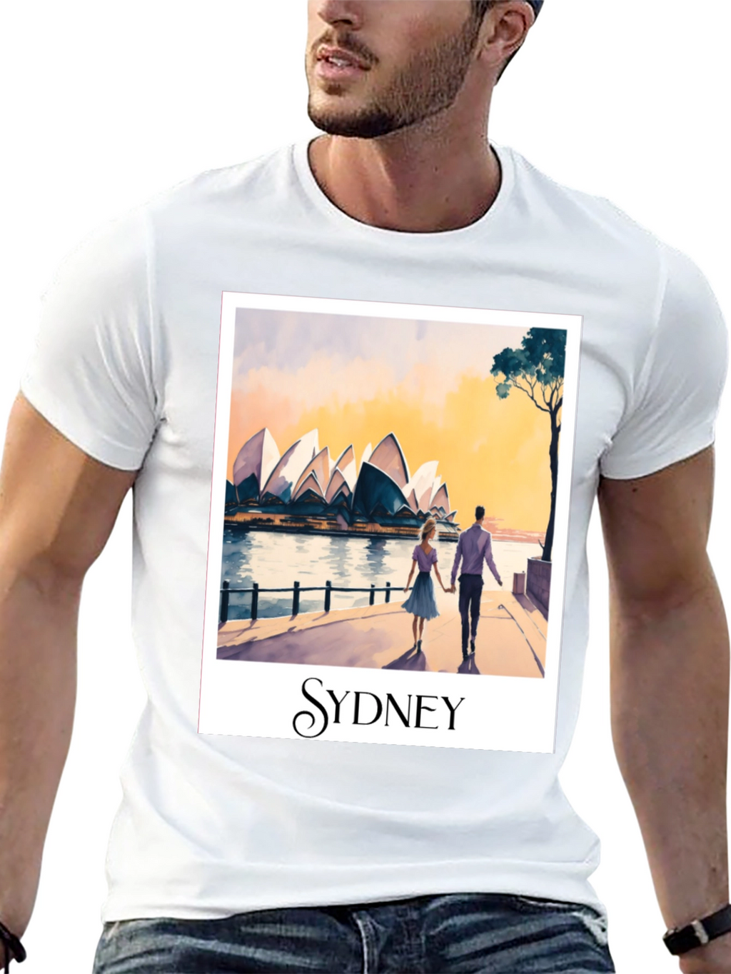 Sydney Opera House Art T-Shirt