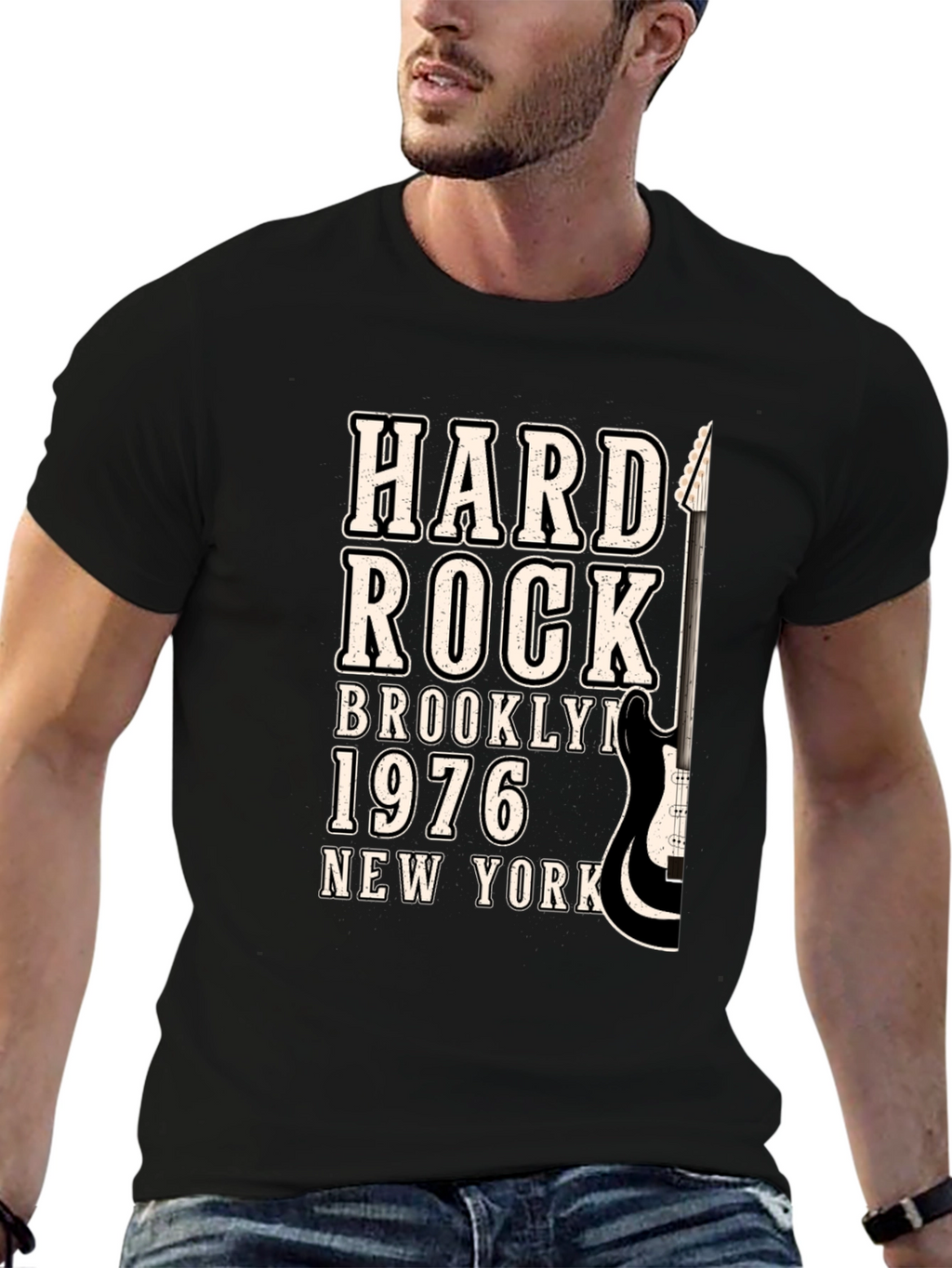 Hard Rock Brooklyn 1976 Graphic T-Shirt