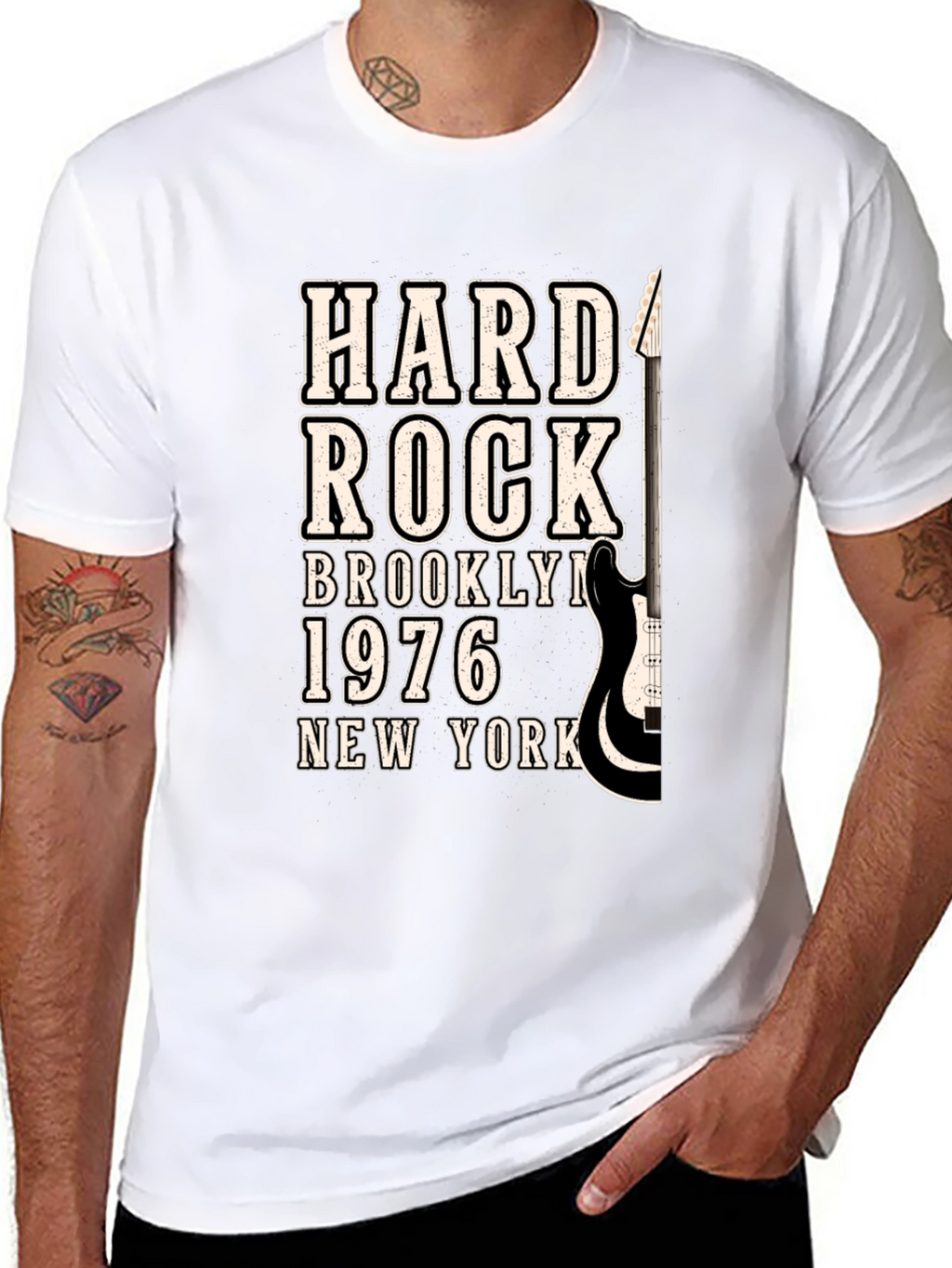 Hard Rock Brooklyn 1976 Graphic T-Shirt
