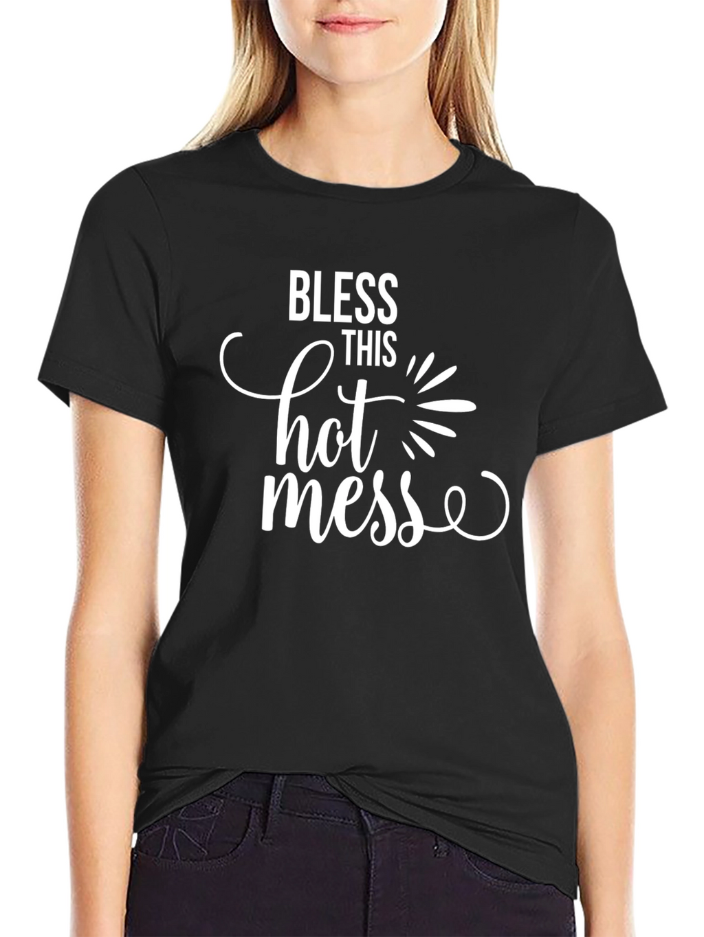 Bless This Hot Mess Graphic T-Shirt - Unisex