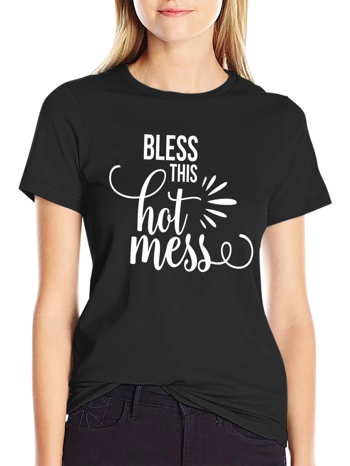 Bless This Hot Mess Graphic T-Shirt - Unisex
