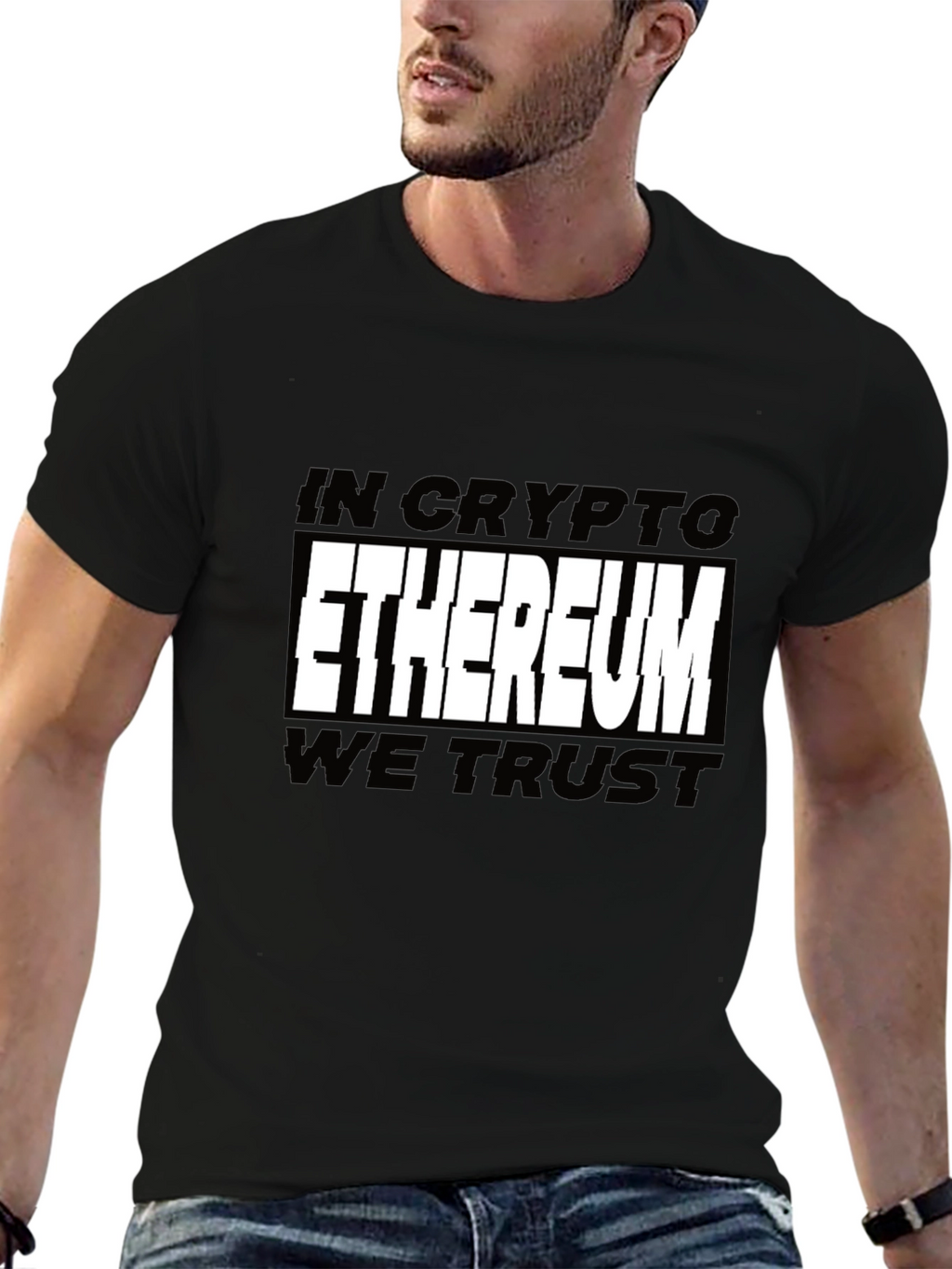 Ethereum Crypto T-Shirt - In Crypto We Trust