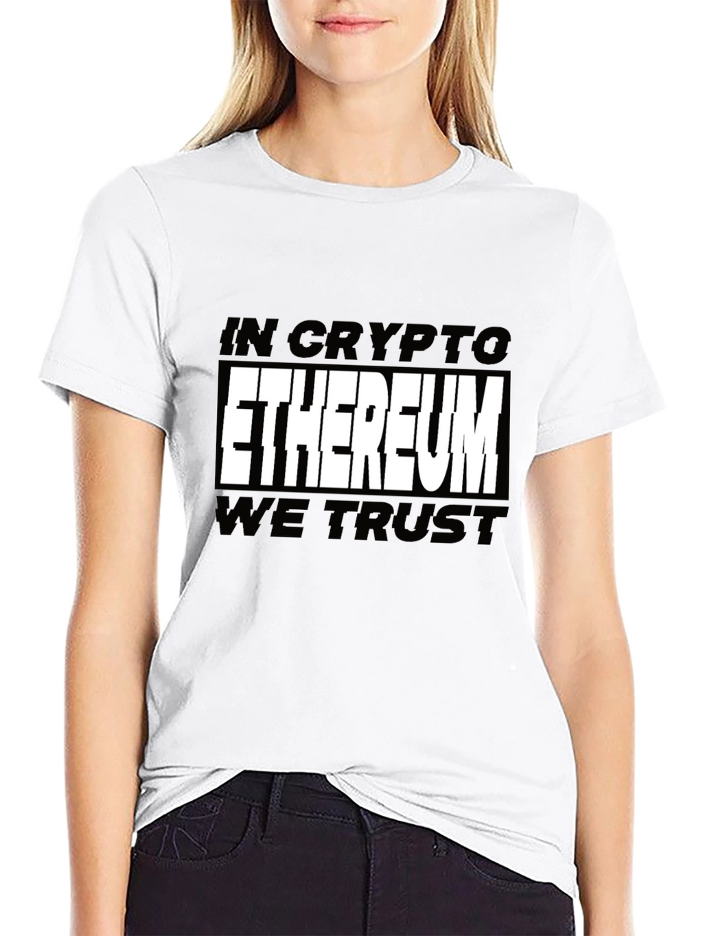 Ethereum Crypto T-Shirt - In Crypto We Trust