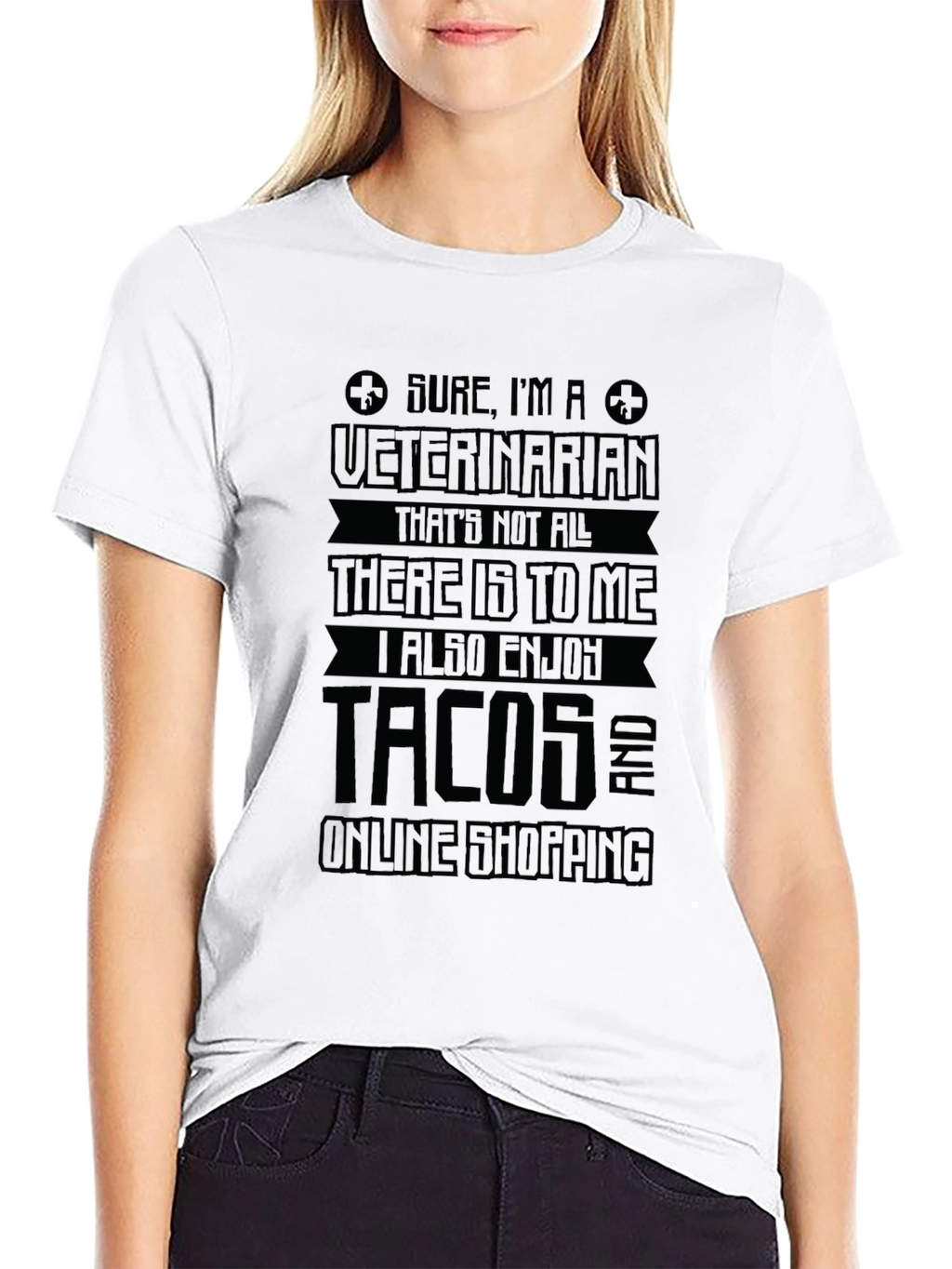 Veterinarian Tacos Online Shopping Graphic T-Shirt