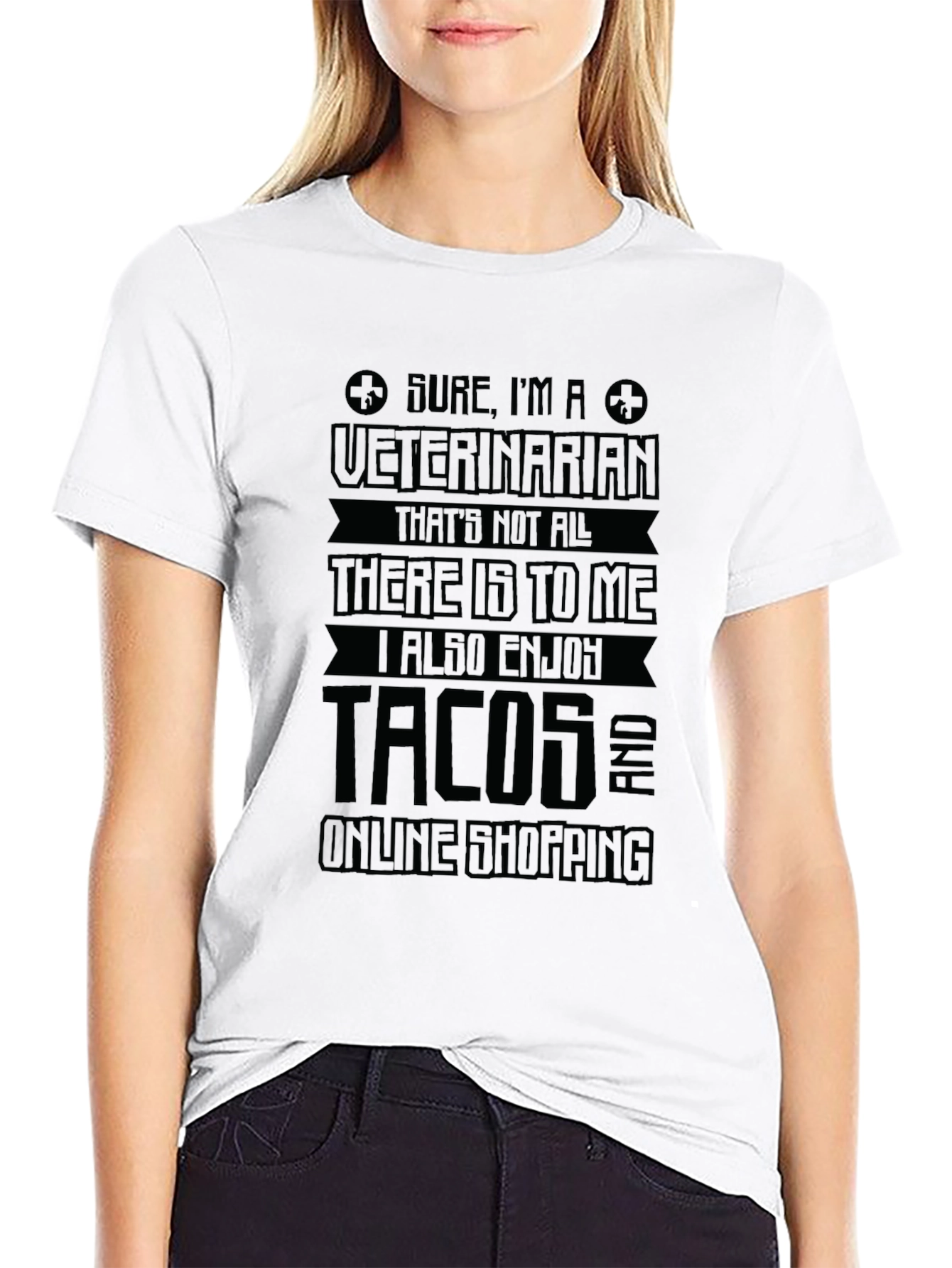Veterinarian Tacos Online Shopping Graphic T-Shirt