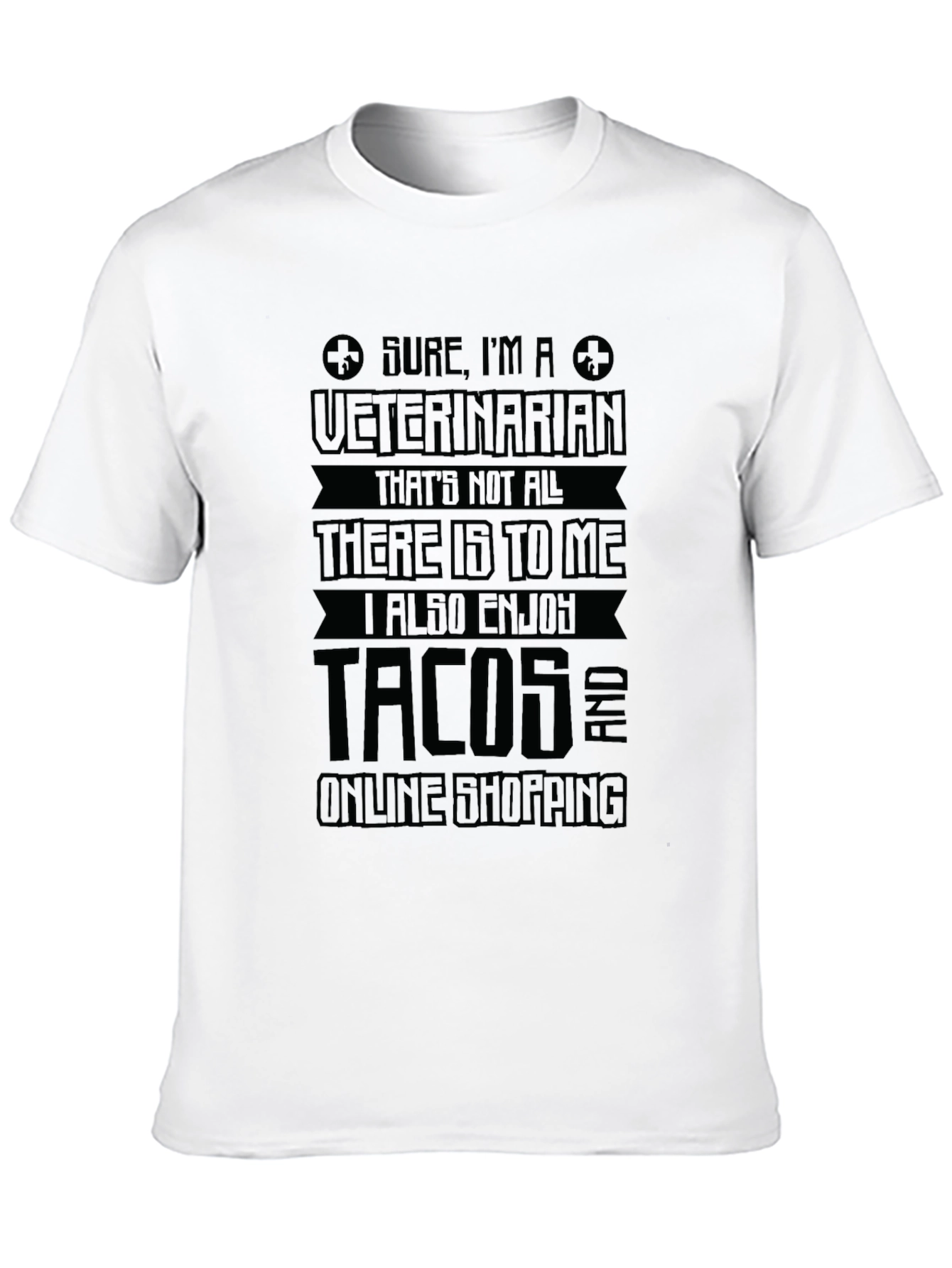 Veterinarian Tacos Online Shopping Graphic T-Shirt