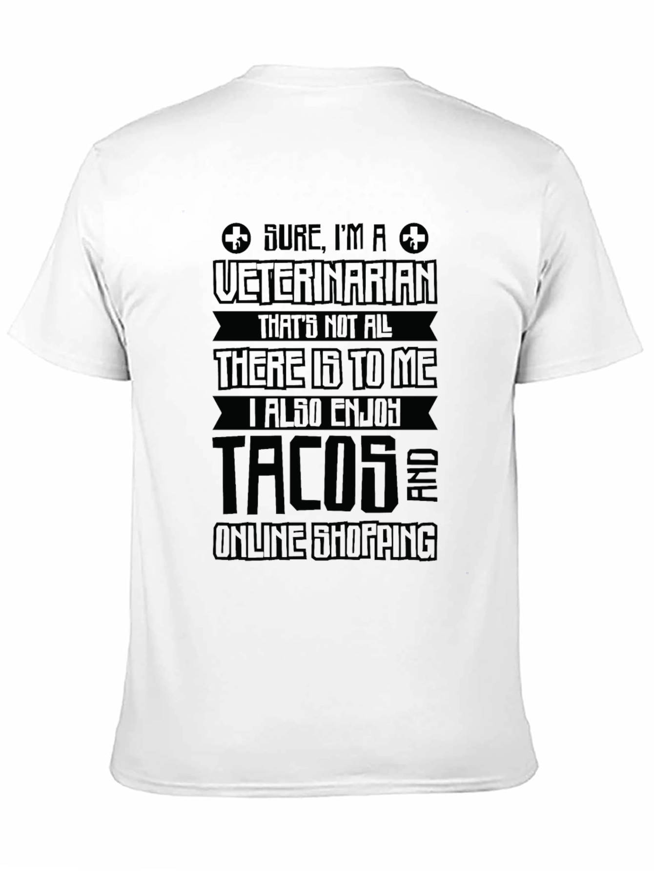 Veterinarian Tacos Online Shopping Graphic T-Shirt