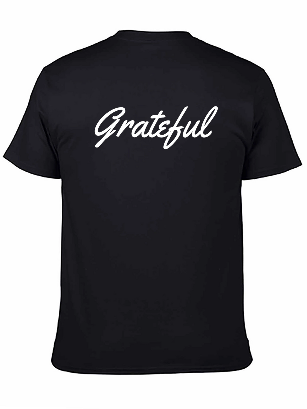 Grateful Black Graphic Tee - Casual Comfort