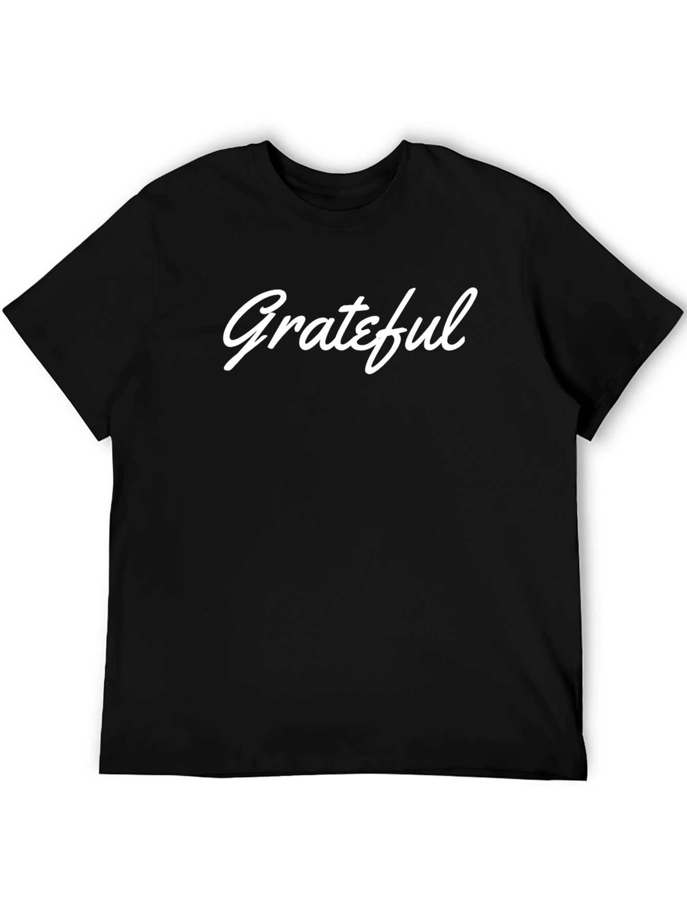 Grateful Black Graphic Tee - Casual Comfort