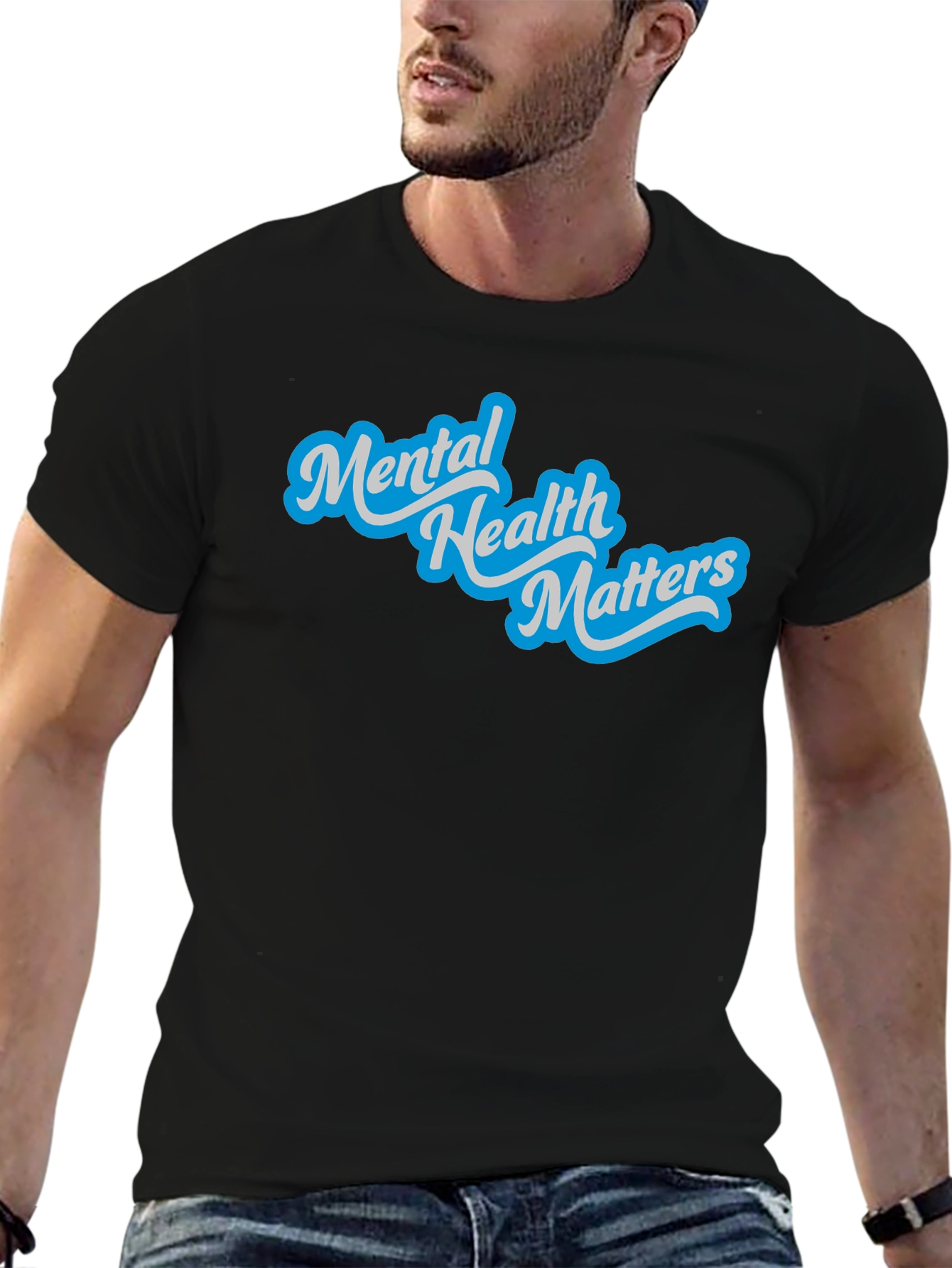 Mental Health Matters Graphic Tee - Black