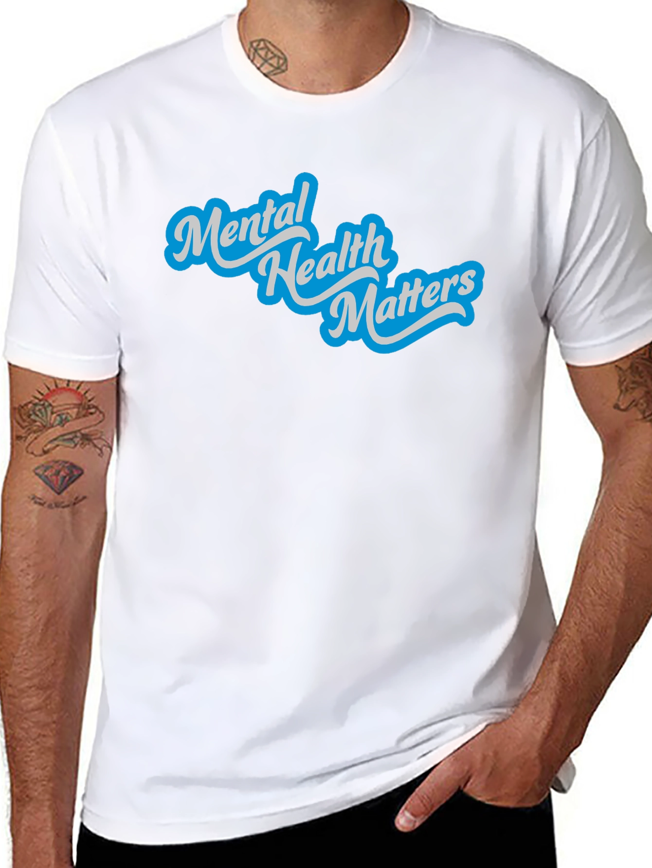 Mental Health Matters Graphic Tee - Black