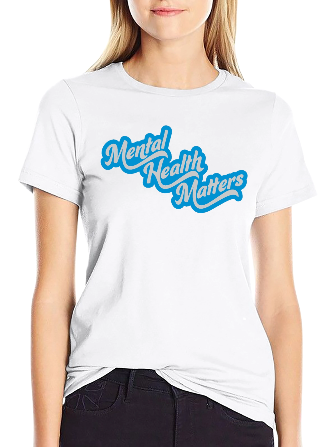 Mental Health Matters Graphic Tee - Black