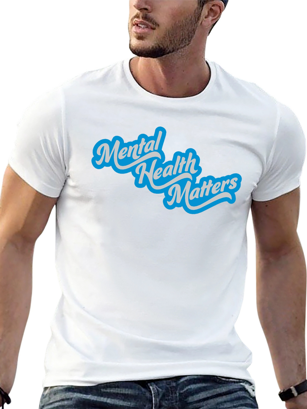 Mental Health Matters Graphic Tee - Black