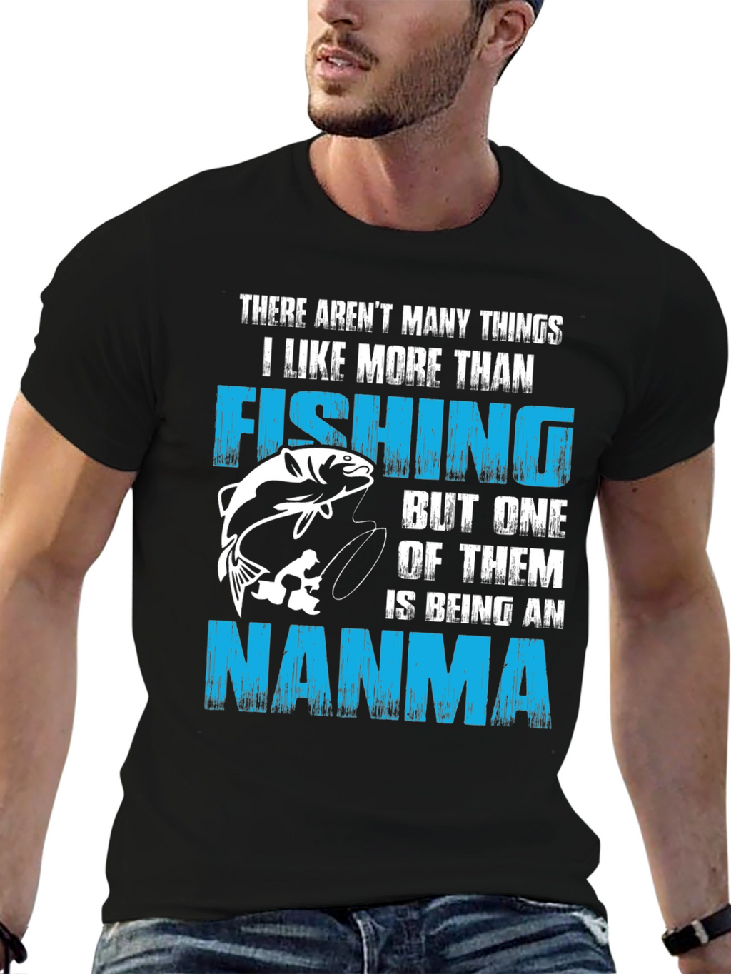 Fishing Nanma Graphic T-Shirt