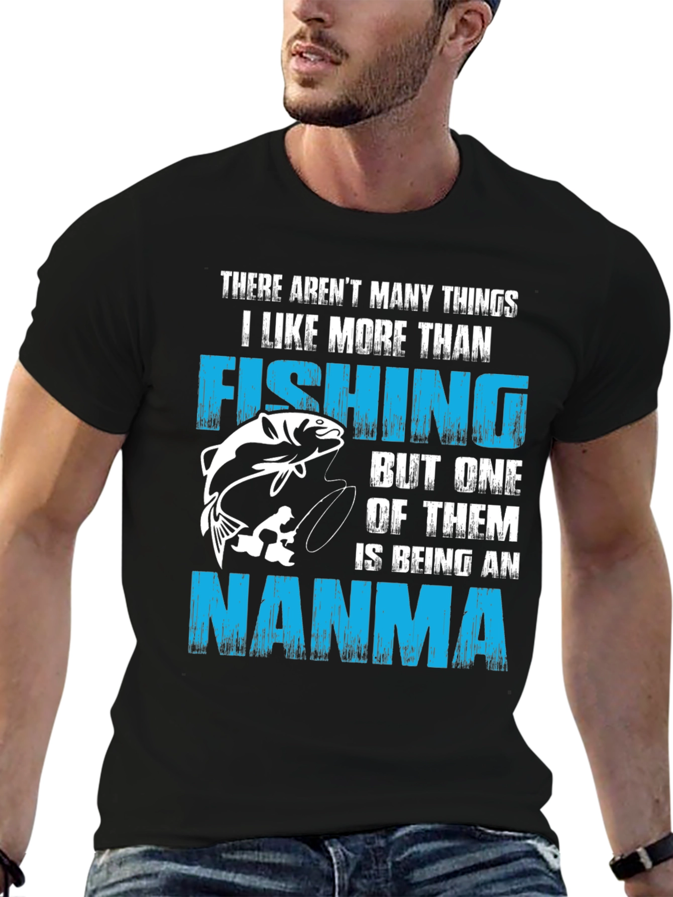 Fishing Nanma Graphic T-Shirt