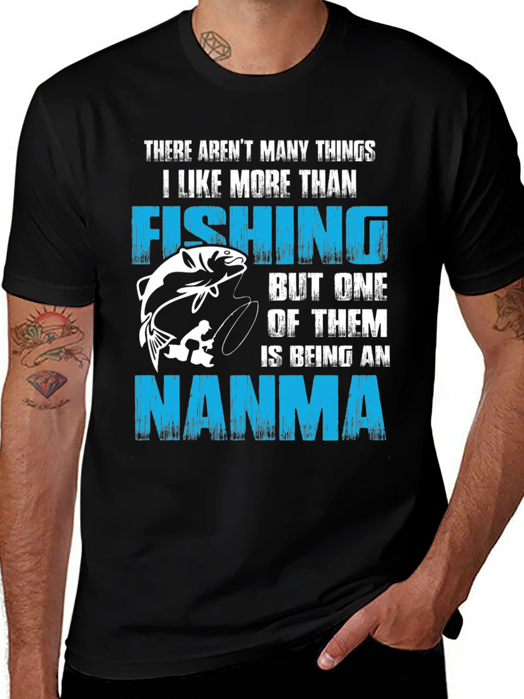 Fishing Nanma Graphic T-Shirt