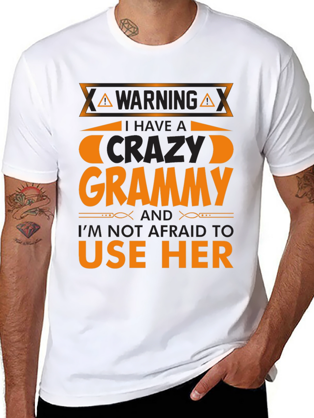 Warning Crazy Grammy T-Shirt