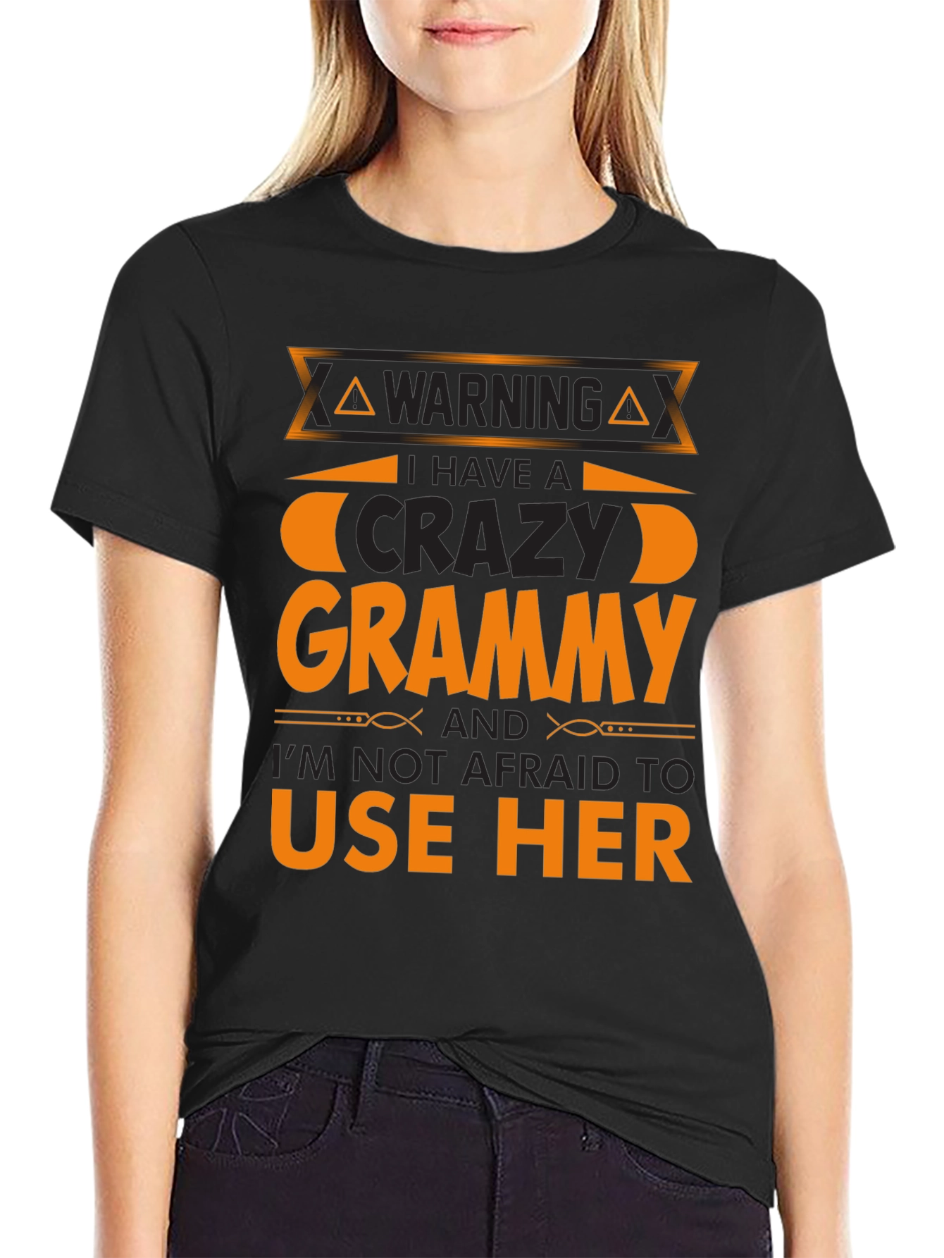 Warning Crazy Grammy T-Shirt