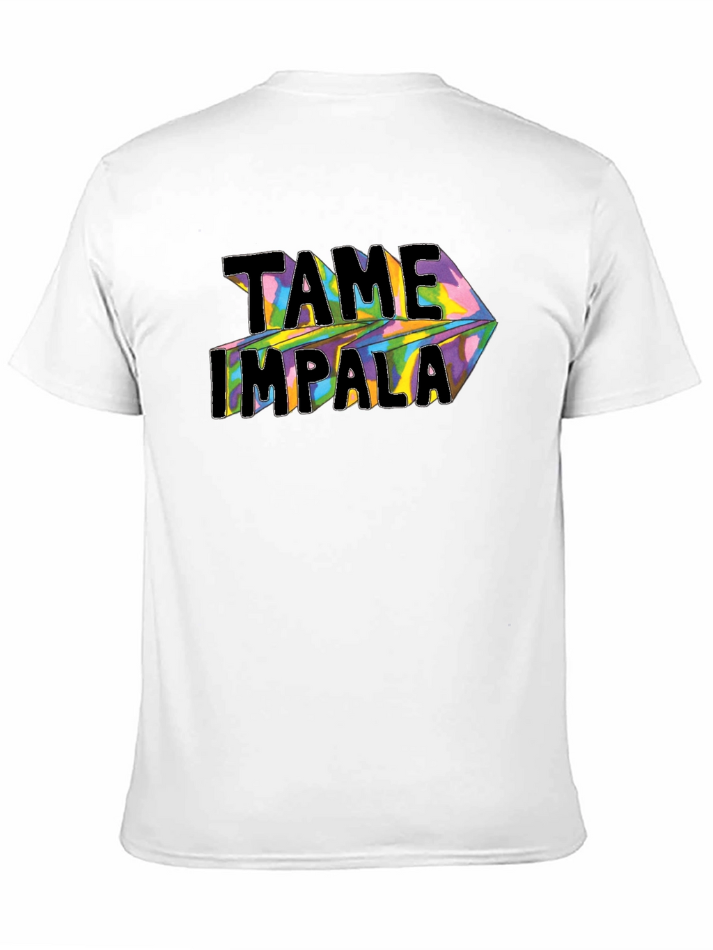 Tame Impala Graphic Print Black T-Shirt