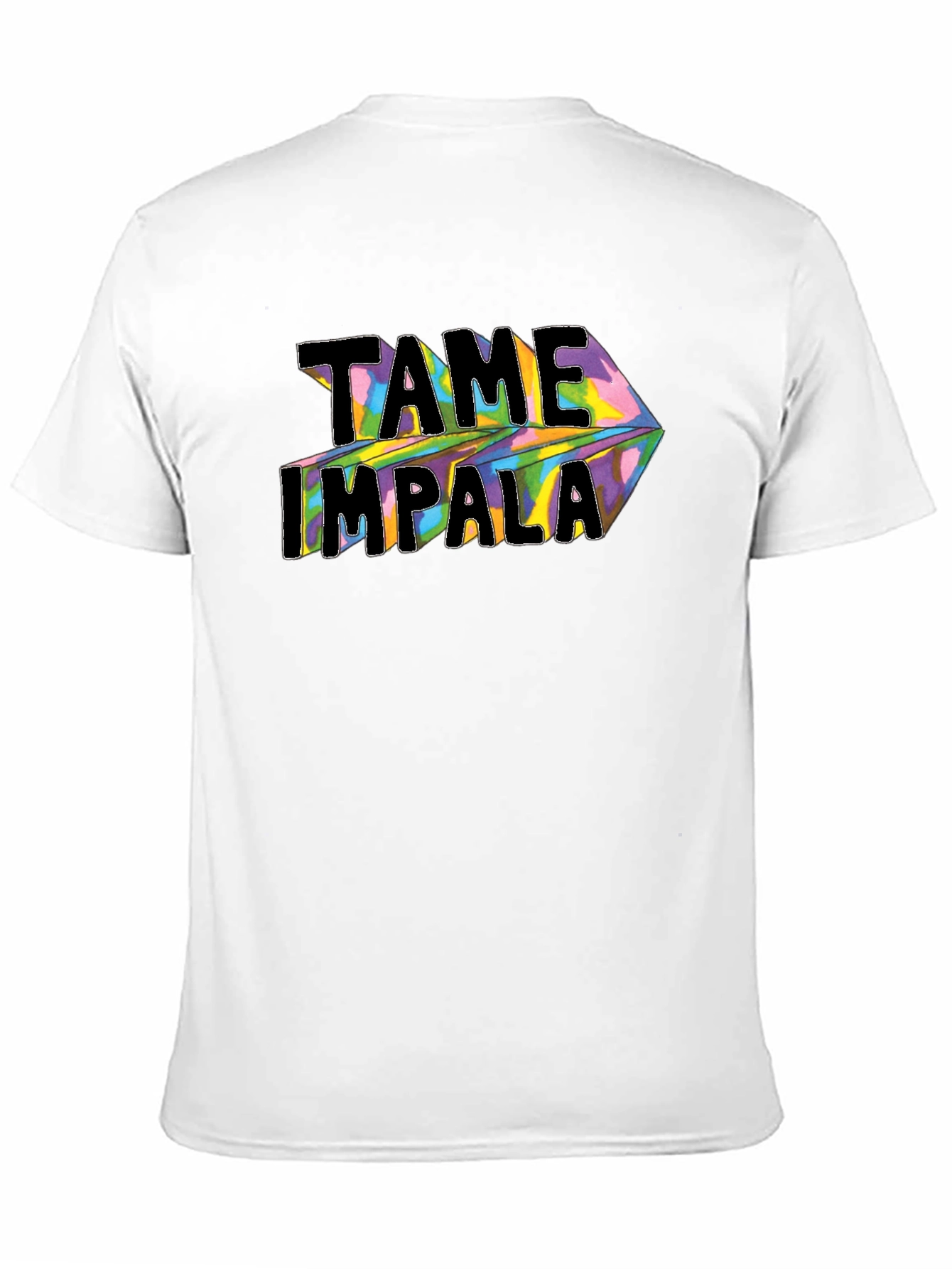 Tame Impala Graphic Print Black T-Shirt