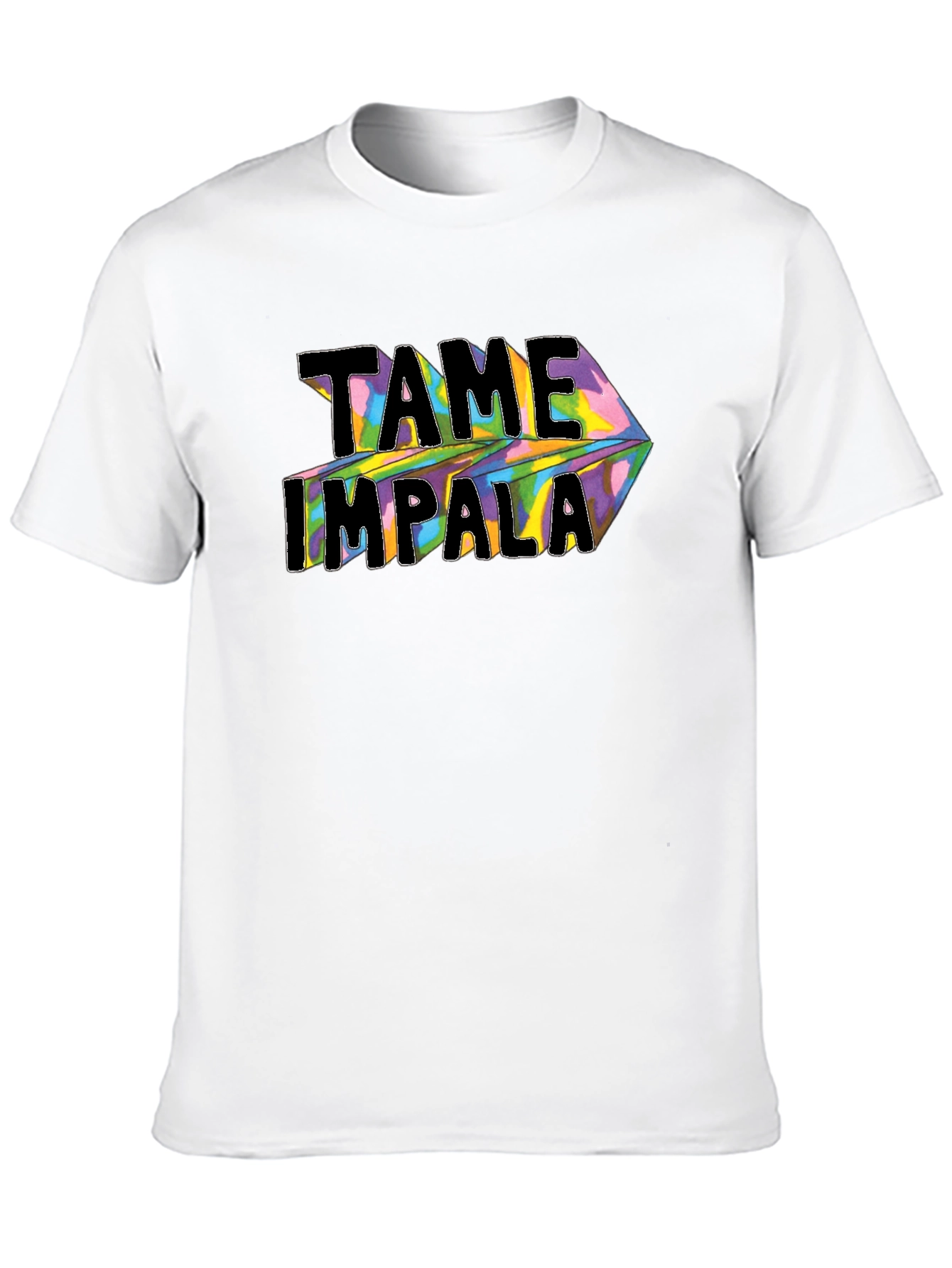 Tame Impala Graphic Print Black T-Shirt