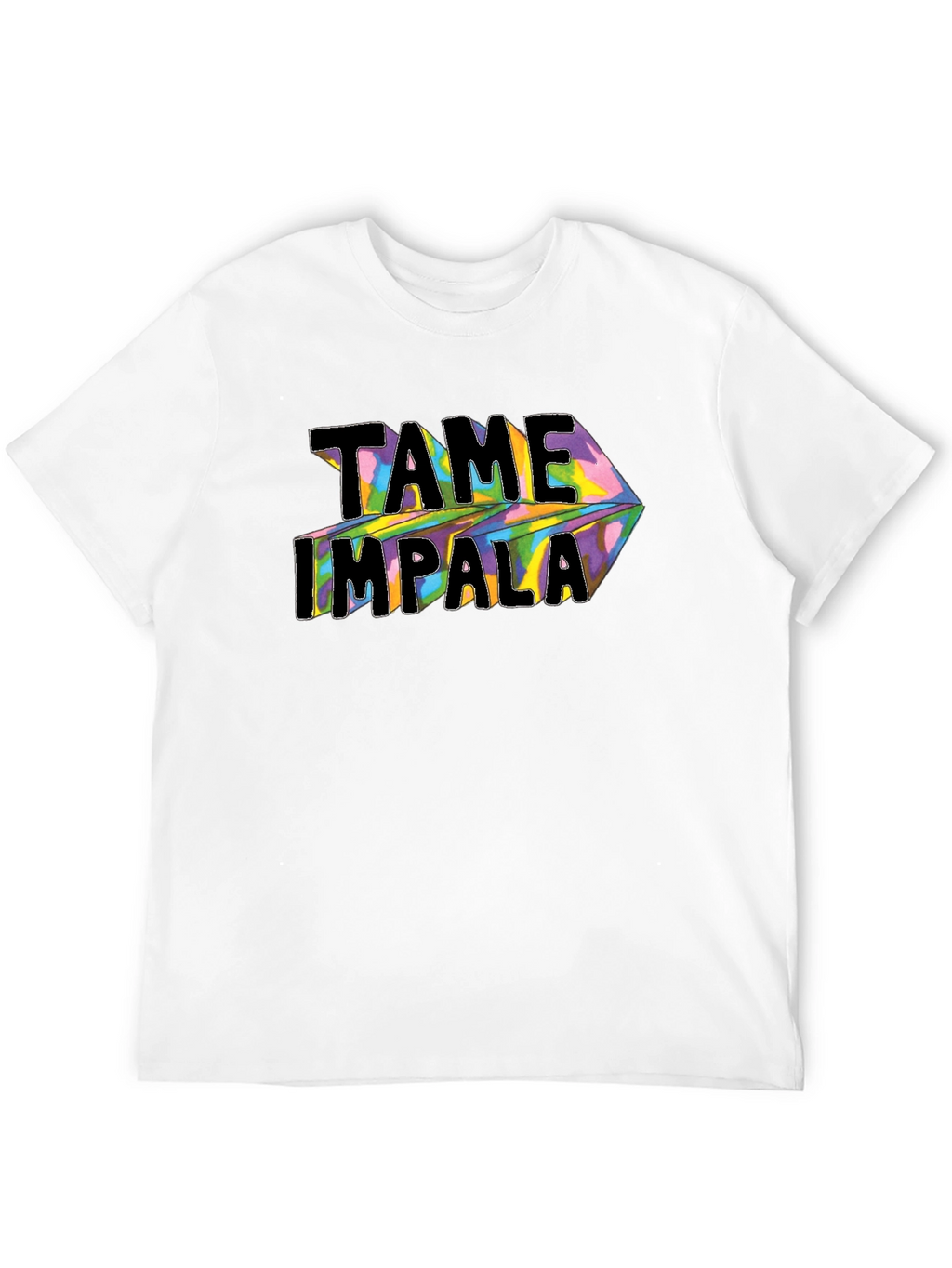 Tame Impala Graphic Print Black T-Shirt
