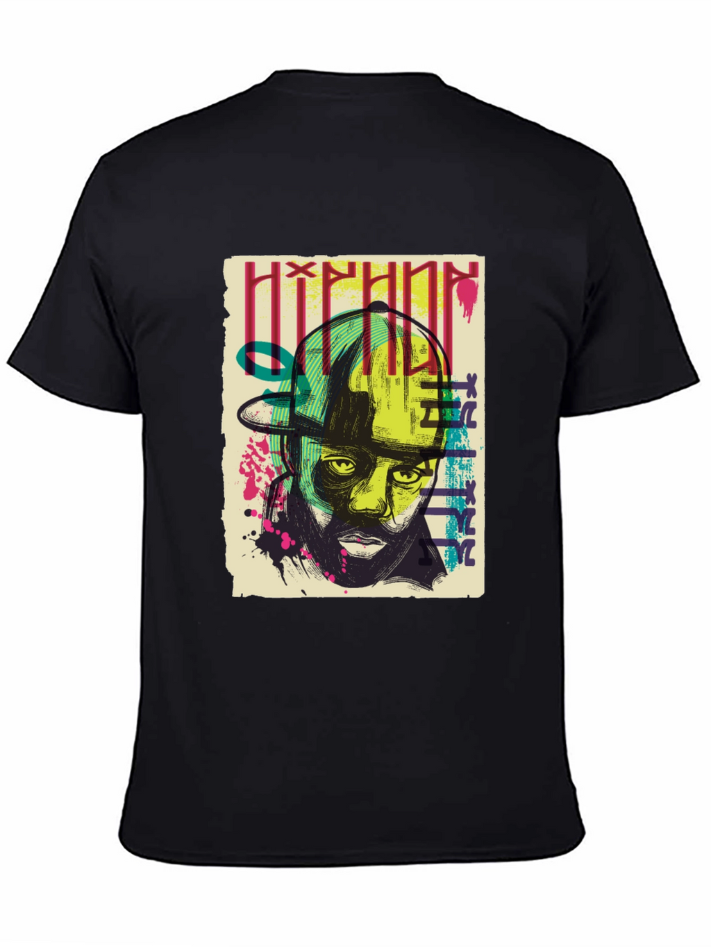 Hip Hop Graphic Print T-Shirt