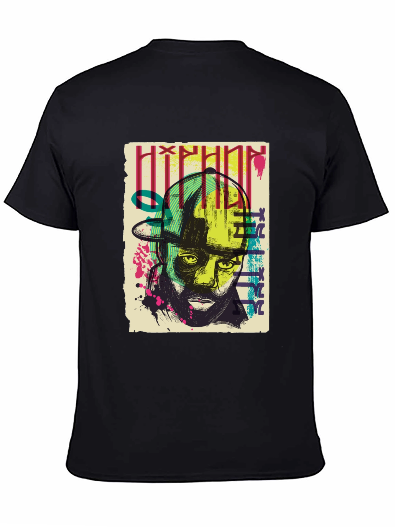 Hip Hop Graphic Print T-Shirt