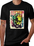 Hip Hop Graphic Print T-Shirt