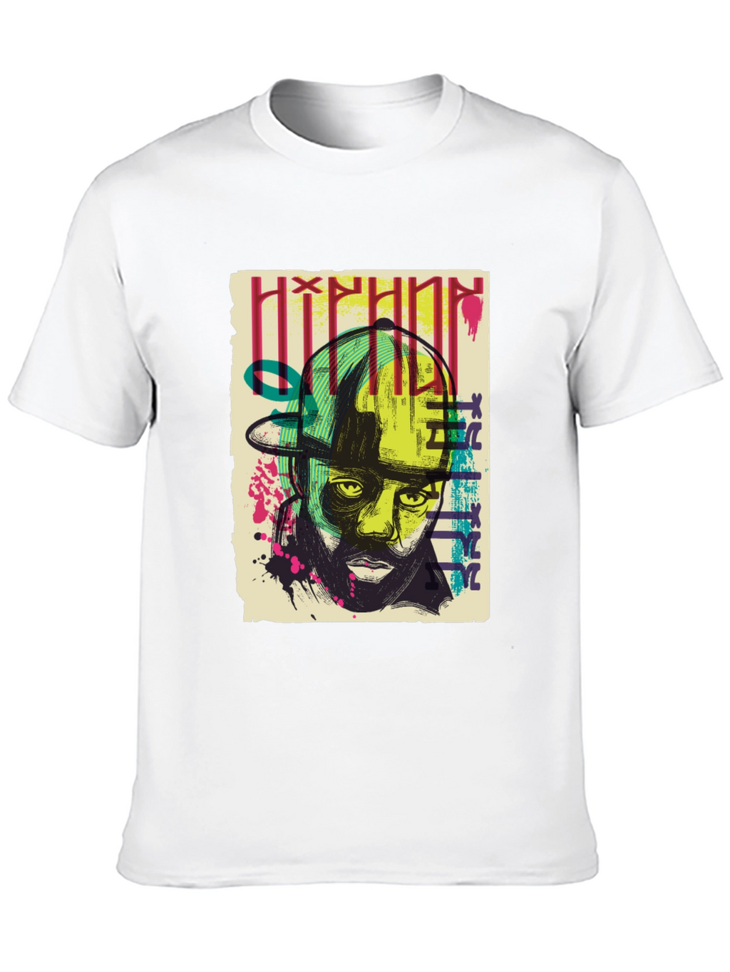 Hip Hop Graphic Print T-Shirt