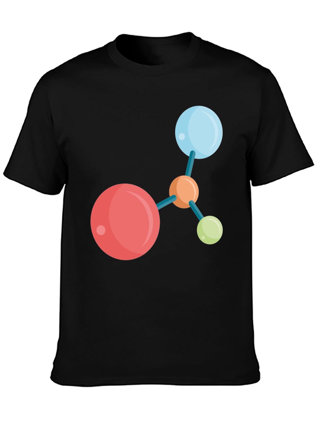 Cool Molecule Graphic Tee - Trendy Science Shirt