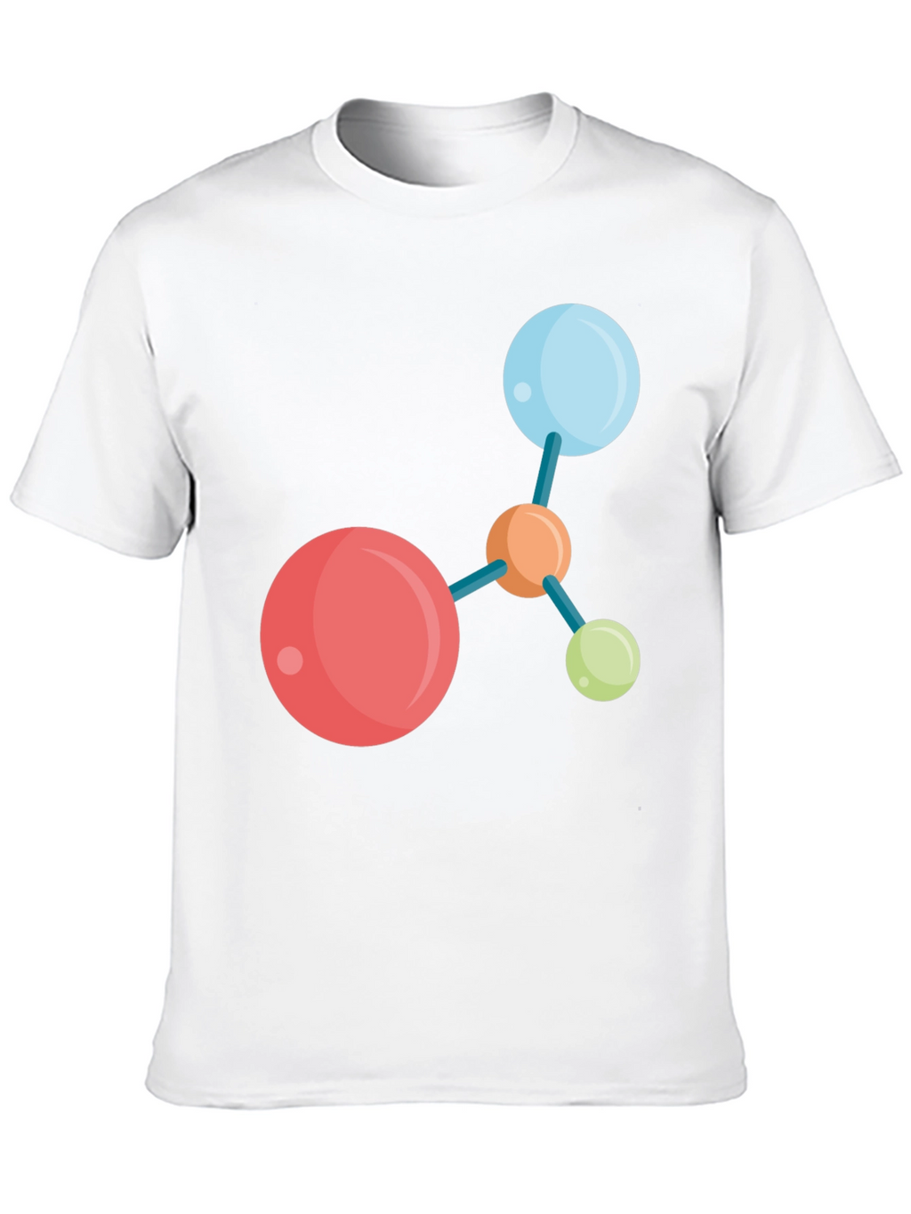 Cool Molecule Graphic Tee - Trendy Science Shirt