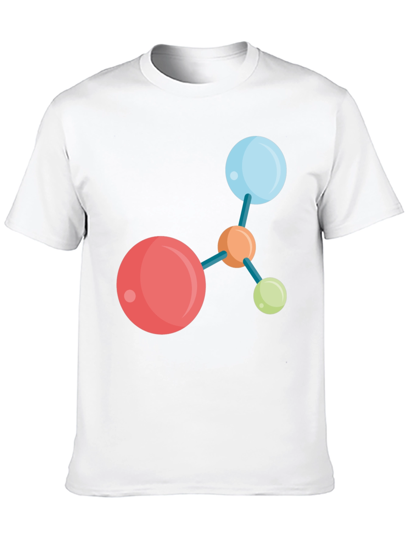 Cool Molecule Graphic Tee - Trendy Science Shirt