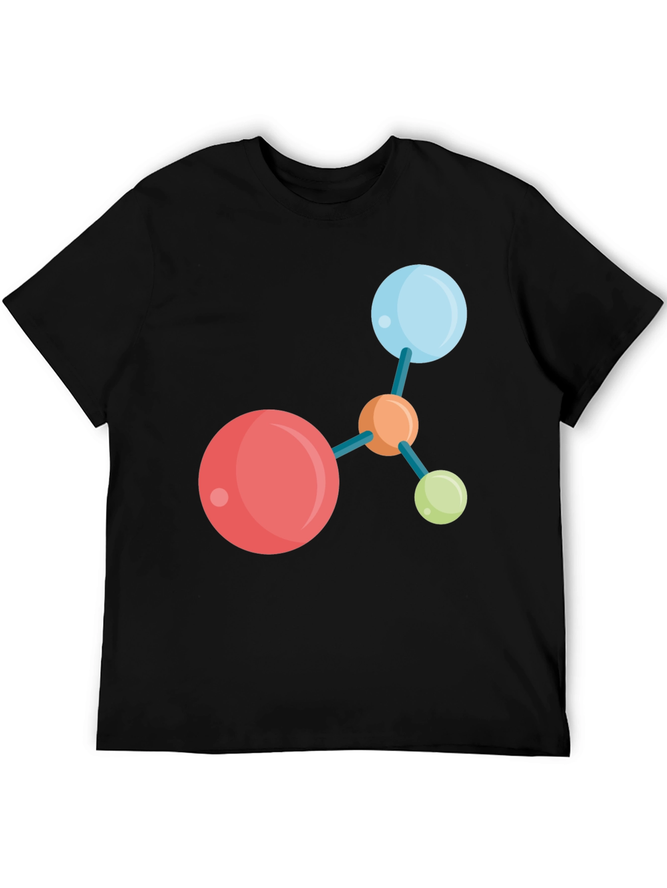 Cool Molecule Graphic Tee - Trendy Science Shirt