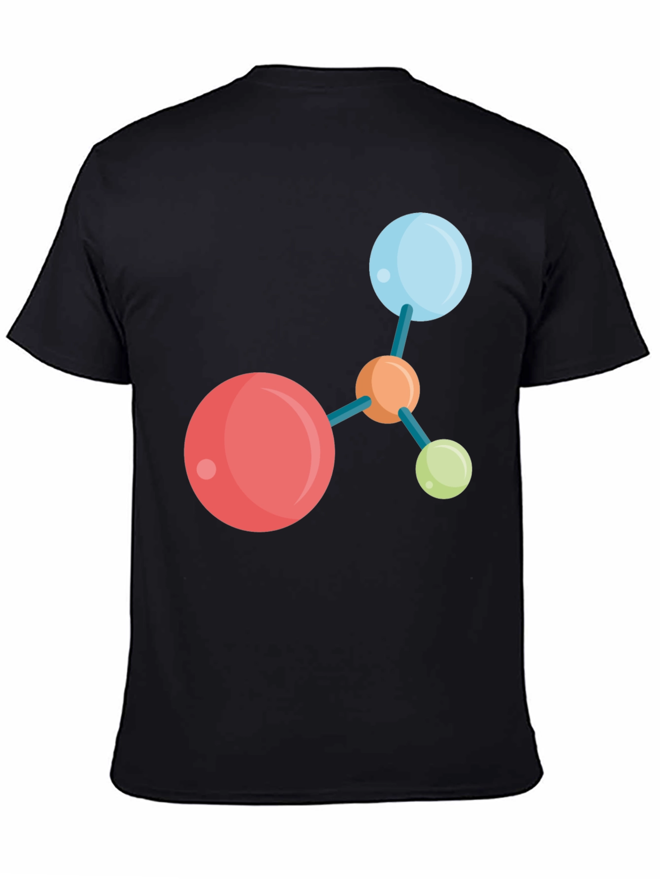 Cool Molecule Graphic Tee - Trendy Science Shirt