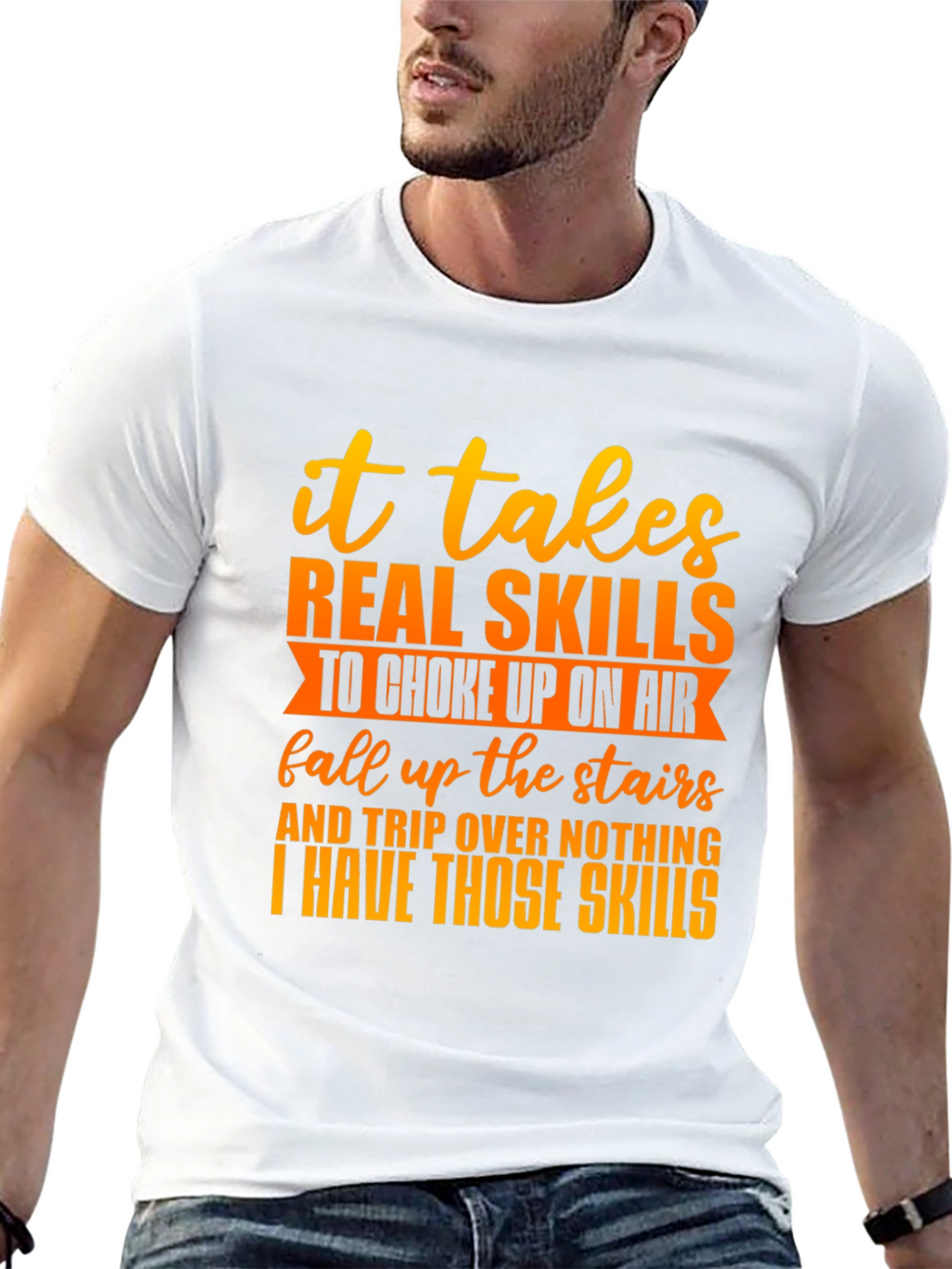 Funny Skills Graphic T-Shirt