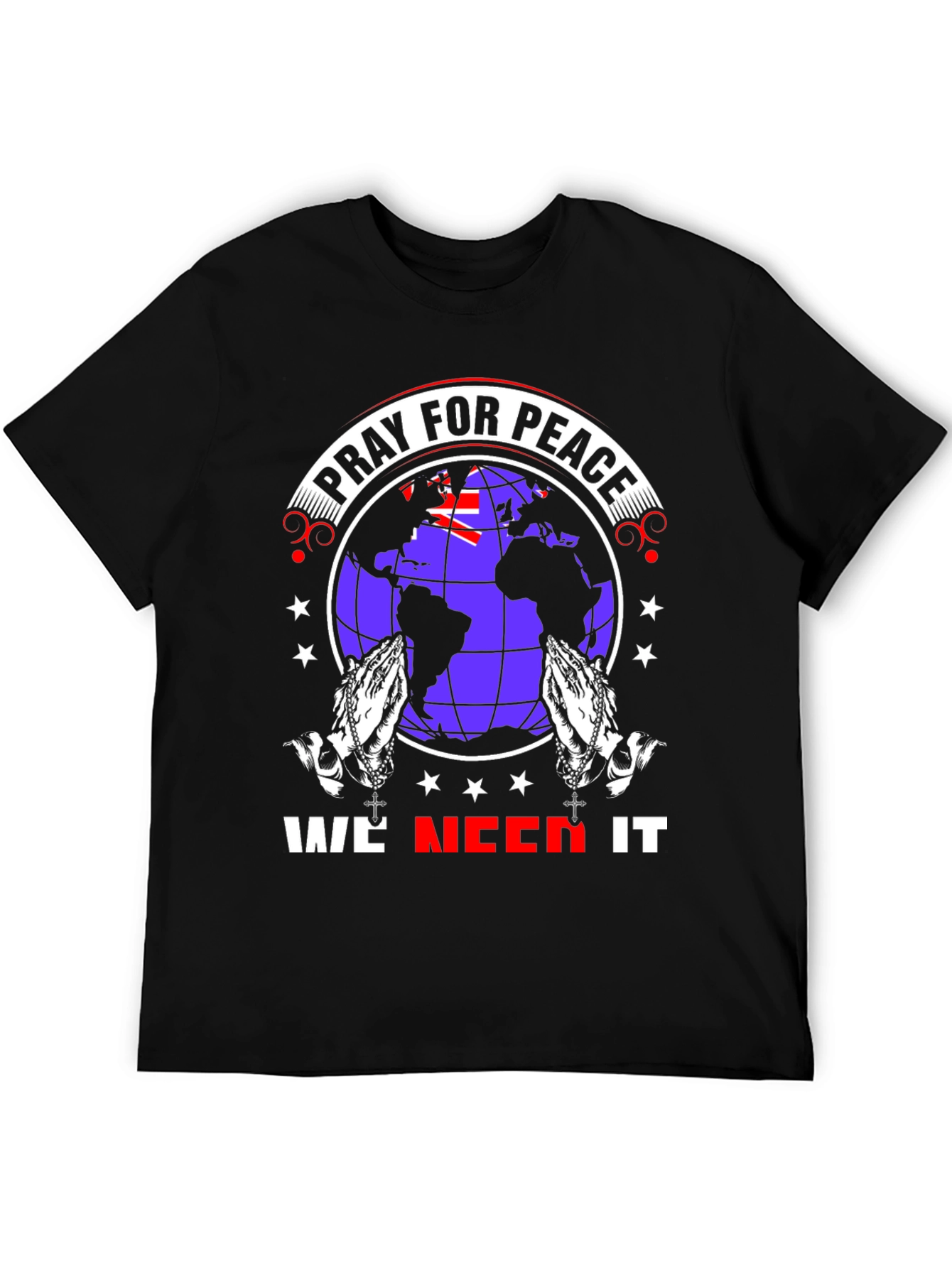Pray for Peace Graphic T-Shirt