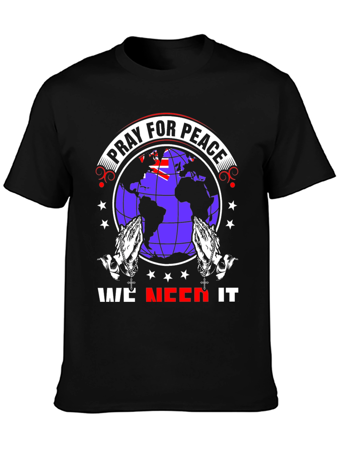 Pray for Peace Graphic T-Shirt