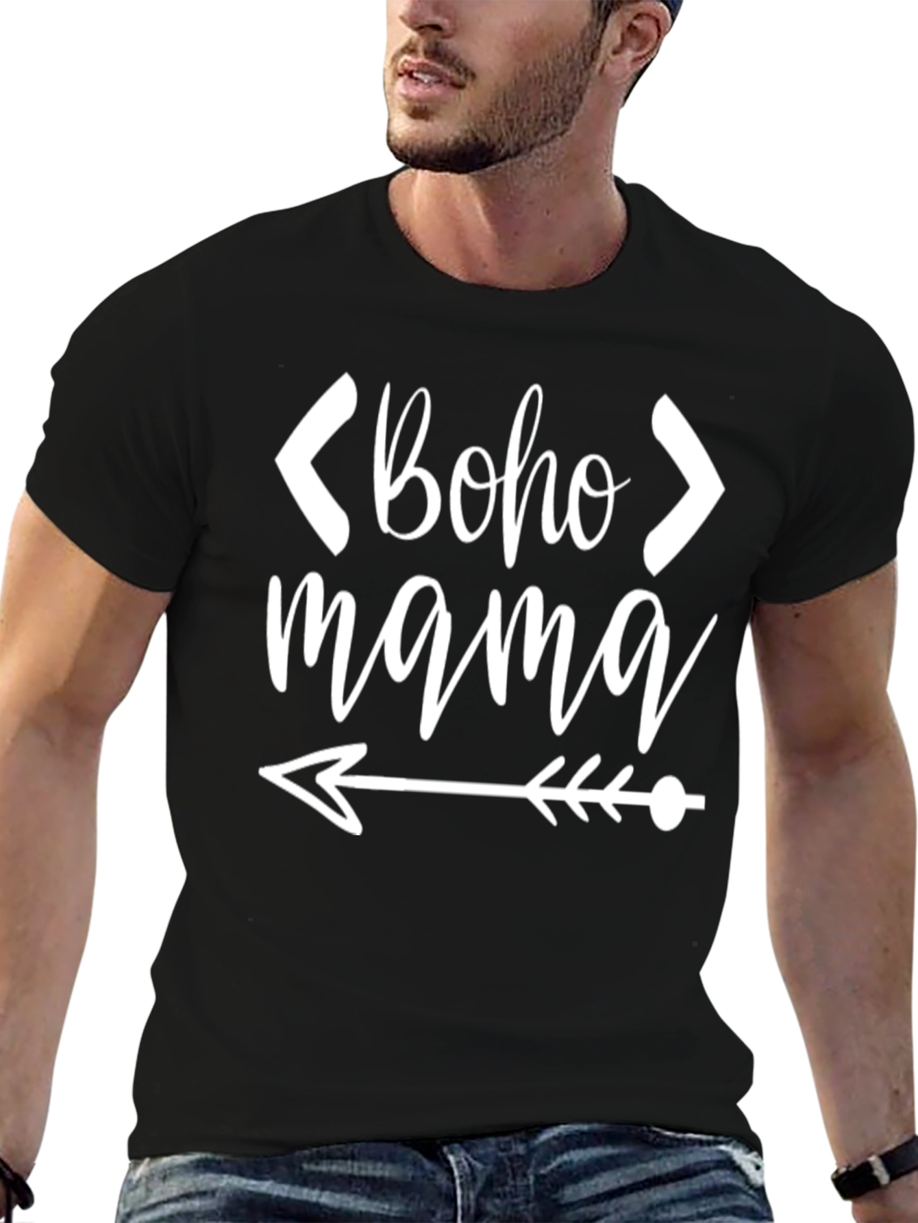 Boho Mama Arrow Graphic Tee - Casual Style