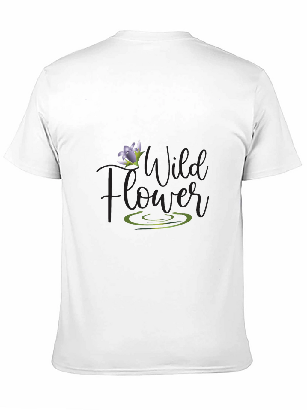Wildflower Graphic Tee - Mens Black T-Shirt