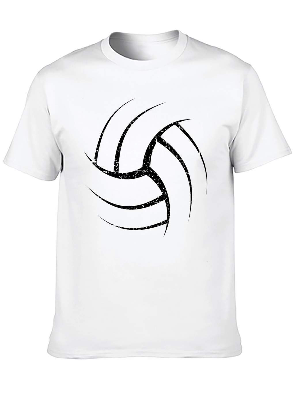 Volleyball Graphic T-Shirt - Black