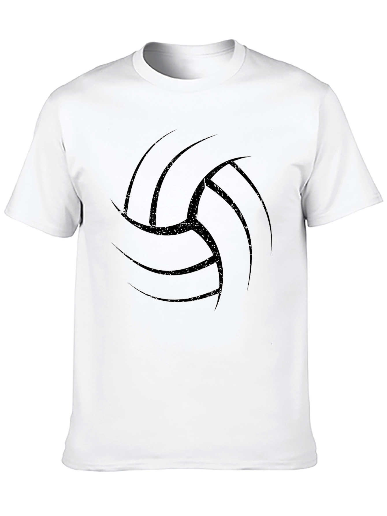 Volleyball Graphic T-Shirt - Black