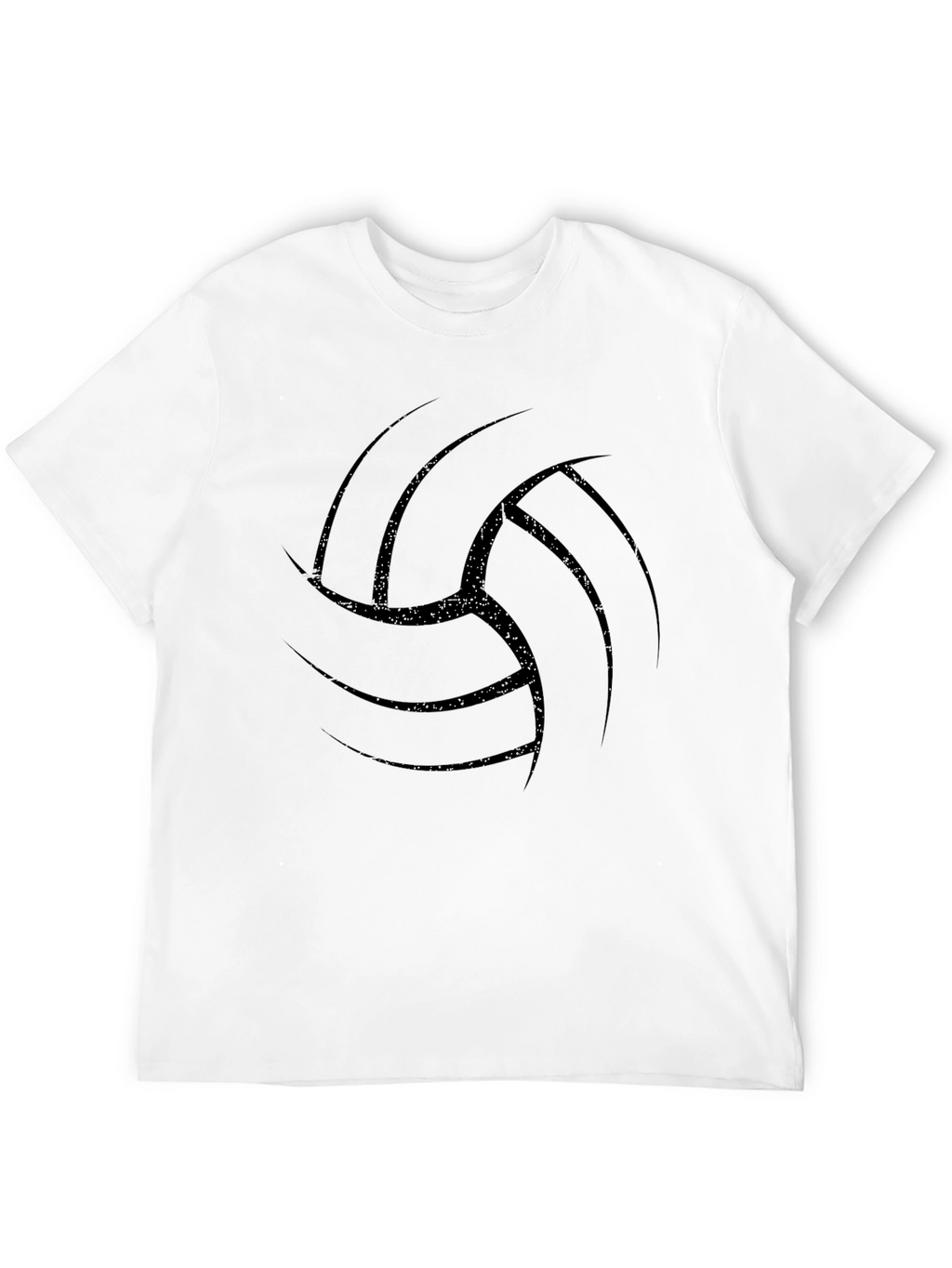 Volleyball Graphic T-Shirt - Black