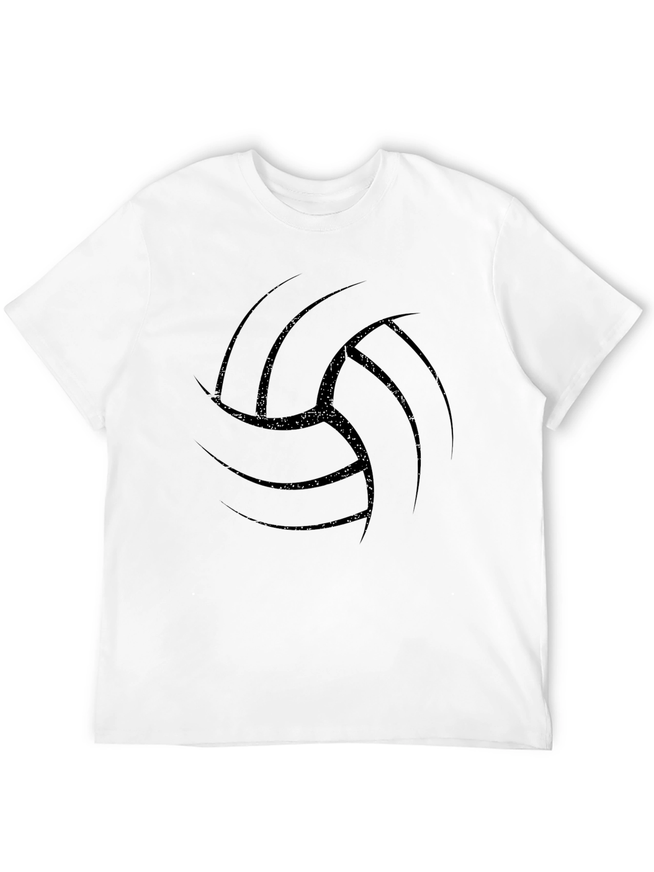 Volleyball Graphic T-Shirt - Black