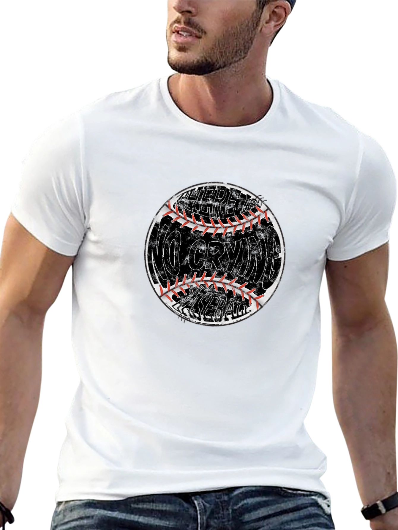 Baseball T-Shirt - No Crying in Baseball